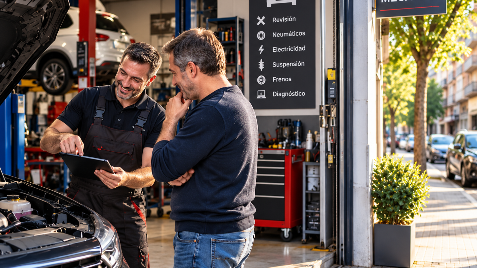 El taller cercano: una ventaja que normalmente descubrimos cuando tenemos un problema